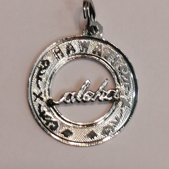 Vintage 1990's Sterling Silver Hawaii Pendant - Picture 2 of 3